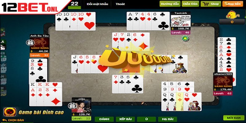 Sắp xếp các lá bài để dễ tạo phỏm, tránh bị điểm chết là kỹ năng quan trọng